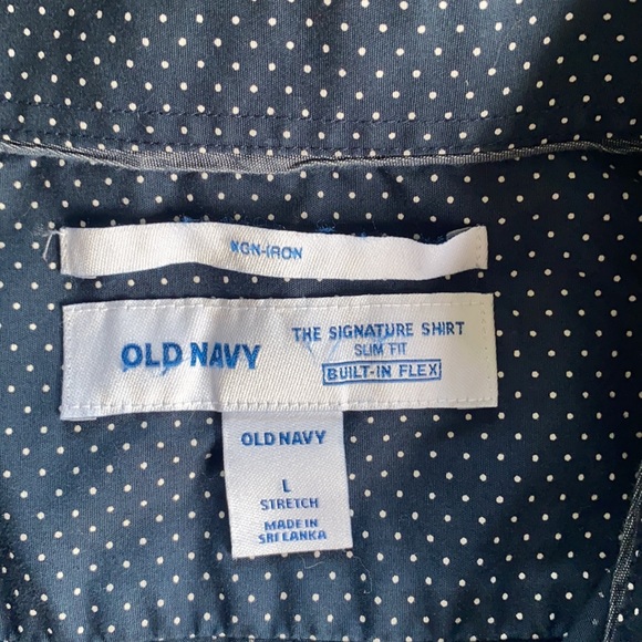 Button-Up Shirt Men - Navy Blue - Picture 2 of 3